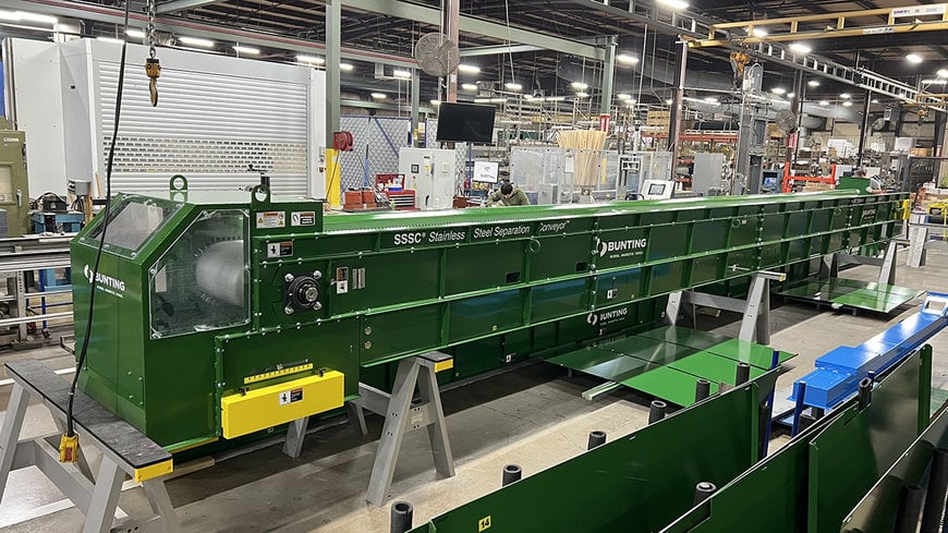 Bunting Builds Monster Stainless Steel Separator